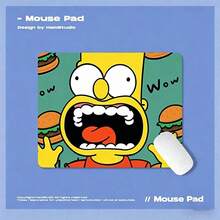 1pc Desk Decor, Office Desk Mat, Keyboard Pad, Creative Cartoon Style Desk Mat, Ideal Gift For Friends, Collectible, Affordable & High-Quality (Random Style) - Multicolor - View 4