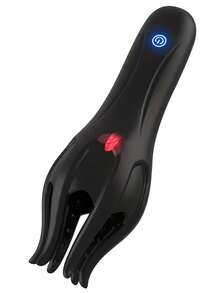 Massageador Estimulador de Glande Masculino com Função de Lambida de Língua, Dispositivo de Treinamento Masculino, Brinquedo Adulto, Dispositivo de Prazer, Toque Realista, Brinquedo de Privacidade - Tamanho Único - Visão 9
