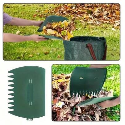 This Ergonomic Garden Rake Is A Must-Have In Your Garden Tools Set. Featuring A Personalized Humanized Design, It Fits Hands Perfectly For Labor-Saving Work. Ideal For Loosening Soil, Spreading Compost For Garden And Tidying Yards. Compact And Portable, Easy To Store And Maintain. A Practical Helper For Garden Edging Border Cleaning And Daily Garden Ornaments Arrangement.