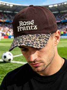 1 Stück 3D bestickter Fußball Weltmeisterschaft Englisch Buchstaben gewaschene Baseball Kappe, lässiger Stil, geeignet für den täglichen Gebrauch, entspannt und modisch für Herren, Outdoor-Sport. Sonnenschutz, UV-Schutz Kappe, Pendeln, Reisen, Wandern, Angeln, Fahrermütze, auch als Geschenk, Strand, Urlaub - Rose Baseballkappe - Übersicht 11
