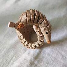 Pangolin Model Toy, Full Articulation, Suitable For Teens Stress Relief, Realistic Animal Model Figurine, Desktop Decor, Gift, Holiday Present - Multicolor - View 5