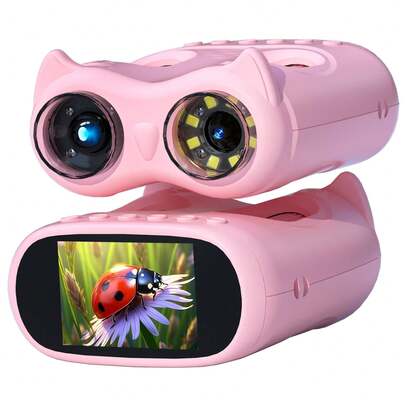 Microscopio portátil de 2.0" 2 en 1 con microscopio digital de 1000X y telescopio de 10X para niños - Kits de ciencia STEM