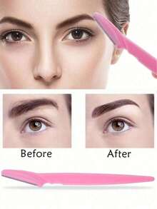 Bộ dụng cụ tỉa và cạo lông mày nhiều màu sắc 48/24/12/6/3/1 món, dụng cụ tẩy lông, máy tỉa lông cơ thể và bộ dao cạo lông mày mặt, với tay cầm dài, lưỡi dao an toàn và bộ phận bảo vệ chính xác, dụng cụ tạo hình lông mày dành cho nữ, thích hợp sử dụng tại nhà hoặc khi đi du lịch. - Nhiều màu - Xem 7