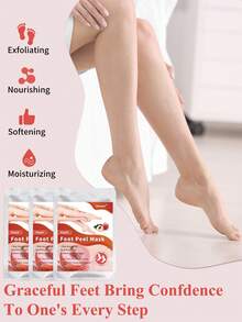5 Packs Foot Peel Mask Skin Exfoliating Foot Masks For Dry, Cracked Feet & Callus Removal Exfoliator Foot Mask - View 9