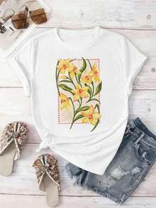 Women T-Shirts - White - View 2