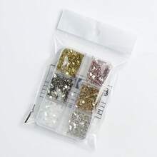 6色AB碎玻璃亮片填充料，不對稱片狀填充料，適用於環氧樹脂模具填充材料、DIY手工材料、珠寶鑄造 - 彩色 - 查看 9