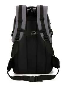 1 Piece Men's 60L Large Capacity Hiking Backpack Water Resistant For Outdoor Travel & Climbing,Y2k, Work Bag, Backpack For School - Multicolor - View 4