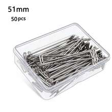 100 chiếc ghim chữ T, ghim may vá thủ công dùng để cố định tóc giả trưng bày trên đầu ma-nơ-canh. - 100 kim ghim chữ T - Xem 11