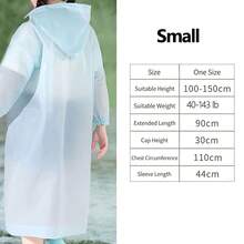 Nueva chaqueta de lluvia portátil, transpirable y duradera, con botones frontales y Body completo impermeable para senderismo y viajes - Multicolor - Ver 10
