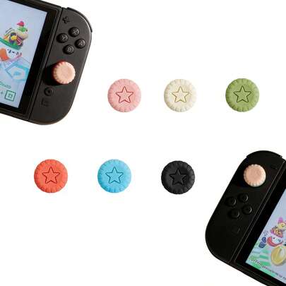Nắp bọc cần điều khiển và nút bấm bằng silicon cho tay cầm chơi game Switch 2, tay cầm NS thế hệ thứ 2.
