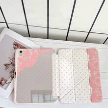 1 chiếc ốp lưng máy tính bảng chấm bi hồng và viền ren có ngăn đựng bút, tương thích với iPad thế hệ thứ 10/11 (A16 2025)/Tương thích với Samsung Galaxy S9/S7/S10+/Tương thích với /Tương thích với - Nhiều màu - Xem 8