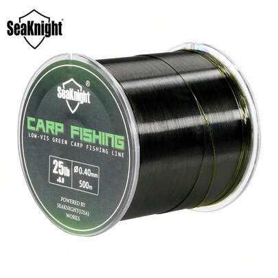 SeaKnight 500m/547Yds Super Strong Carp Fishing Line, 0.26mm-0.40mm 4.54KG-11.34kg Monofilament Nylon Fishing Line, Various Strengths Available, Invisible Under Water, Carp Fishing Essential