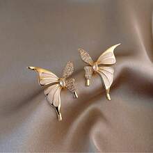 10pcs Luxury Baroque Pearl Earrings, Retro Elegant Earrings For Women, Unique Design Earrings - Gold - View 2