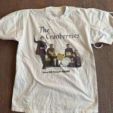 The Cranberries Band World Tour T Shirt All Size - Shape - View 1