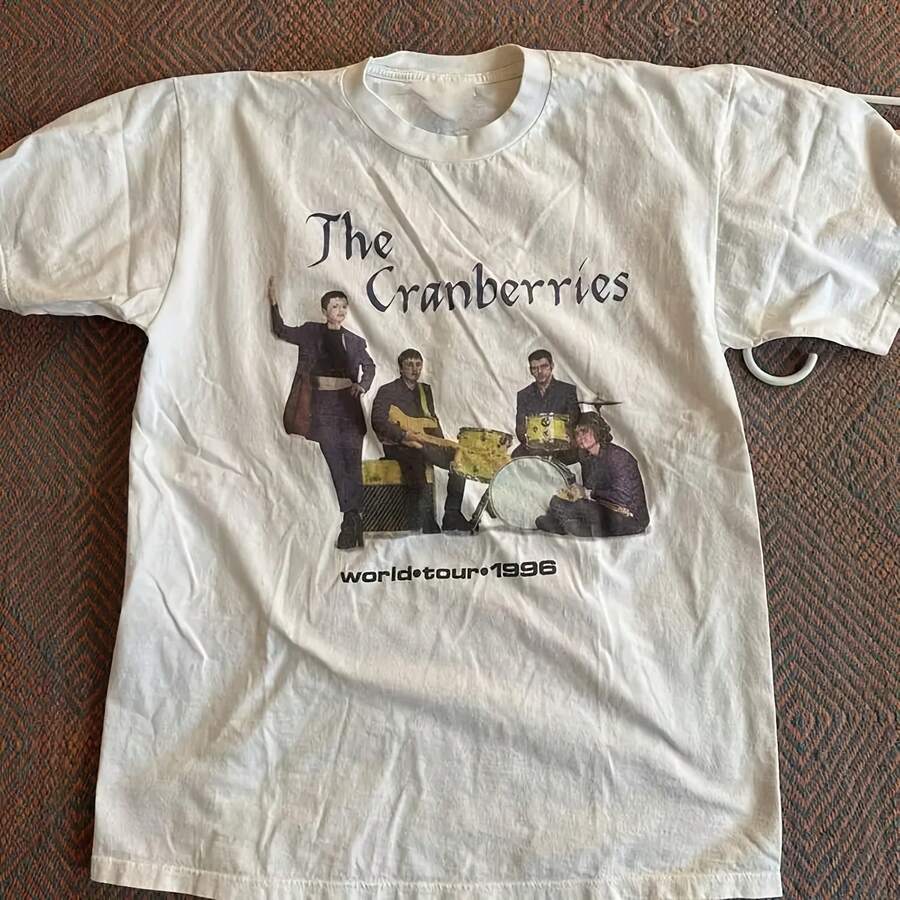 The Cranberries Band World Tour T Shirt All Size - Shape - View 1