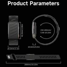 GUHUAVMI Jam Tangan Pintar Tanpa Layar Terbaru 2026 untuk Pria dan Wanita, Gelang Pintar Tahan Air 3ATM, Pengingat Panggilan, Pengingat Multifungsi, EKG, Monitor Tidur, 120+ Mode Olahraga, Pelacak Aktivitas, Pelacak Kebugaran, Tali Ganda, Kompatibel dengan iPhone & Android - View 11