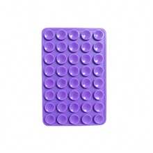 多功能硅胶吸盘垫，双面强力粘性防滑垫，可水洗重复使用，适用于手机/平板电脑，家用、厨房、浴室、汽车等场所。 - 多色 - 查看 12