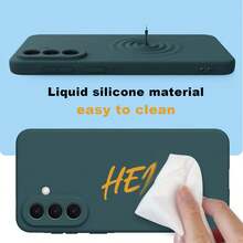 Compatible With Samsung Galaxy A56 A36 A26 A16 A06 A07 A17 A27 A37 A57 S26 S25 FE Phone Case, Slim Fit Soft Rubber Gel Protective Shell, Summer Candy Color Cute Girly Style, Suitable For Galaxy S26 Ultra S25 Ultra, Honor, Note 15 - Dark Green - View 6