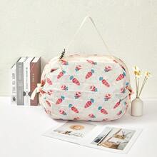 Foldable Reusable Grocery Shopping Bag - Large Capacity, Shoulder Strap, Suitable For Shopping And Travel - Multicolor - View 11