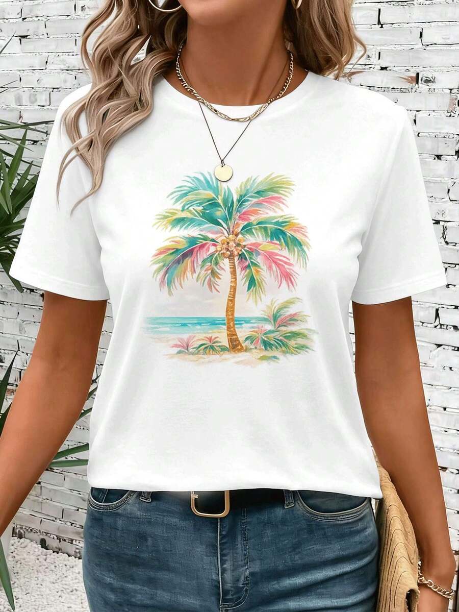 Women T-Shirts - White - View 1