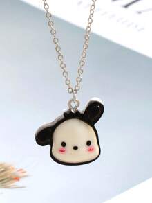 SANRIO 可爱卡通软萌甜美清新休闲三丽鸥系列KT猫库洛米和布丁狗简约精致有趣创意项链 - 彩色 - 查看 9
