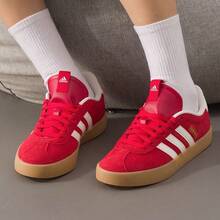 Giày thể thao cổ thấp adidas VL COURT 3.0 thoải mái, đa năng, phong cách thường ngày, cơ bản, dành cho cả nam và nữ, màu đỏ. - Đỏ - Xem 4