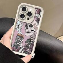 Skeleton High-Quality Soft TPU Protective Case, Heavy-Duty Drop-Resistant, Compatible With Edge 50/Pro/Ultra, Edge 60 Pro, G34/G55/G85 | Honor 90/Pro, Play 60 Plus, X9C |  V30/Pro, Y36 4G, Y17S 4G, Modern Unisex Design For EVQH Phone - 地理資料庫 - 查看 7