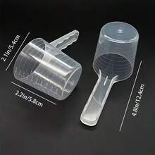 2 Muỗng múc thức ăn cho thú cưng trong suốt | Muỗng đong 0-100ml, thích hợp cho thức ăn khô và ướt của chó/mèo | Dụng cụ cho thú cưng bằng nhựa bền, dễ vệ sinh - 100ml - Xem 4