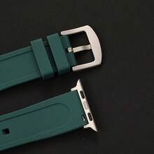 Dây đeo đồng hồ silicon dành cho nam và nữ, tương thích với Apple Watch Series 1-11 Ultra SE, tương thích với 38-49mm, thoải mái khi đeo trong công việc. - Không khuôn - Xem 9
