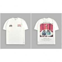 DARC& Co-Branded  Brand Printed Short-Sleeve High Street Loose Round-Neck Summer New T-Shirt - T250604黑色 - 查看 10