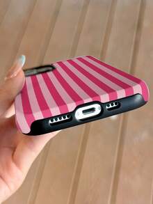 Una funda de teléfono eleganteNo incluye cordón ni soporte. Funda de Teléfono Minimalista Rosa, 1 pieza, Minimalista, Artístico, Colorido, Patrón a Rayas, Brillante, 2 en 1, Película, Cobertura Completa, Funda Rígida para Teléfono, Compatible con/Compatible con 11/12/13/14/15/16/17 Professional, Versión Internacional, No la Versión Nacional, Primavera, Cumpleaños - Multicolor 20 - Ver 7
