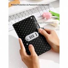 1pc Piggy Bank With Password Lock, 6 Color Options, Transparent Layer For Checking Deposit Amount, Comes With Cute Savings Diary Notebook, Perfect Gift For Friends, Family Or Girlfriend - Compact & Portable, Large Capacity, Multi-Pocket Retro Style Long Wallet, Suitable For Daily Use, Can Be Used As A Coin Purse - A - View 5