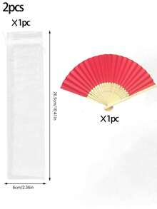 10pcs/Set Summer Essential Simple Paper Folding Fans, White And Colorful Styles, Portable Hand Held Fans Suitable For Weddings, Parties, Christening Ceremony Bride Gifts, DIY Decor And Photography Props,Festival,Accessories - Multicolor - View 16