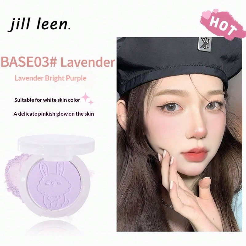 JILL LEEN 柔霧腮紅粉,自然玫瑰光澤,控油與毛孔模糊效果,可疊加顯色,適合淺色至中等膚色,3g 可愛便攜,適合學校、工作與約會妝容 - base03 - 查看 1