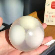 人气酥脆球挤压玩具，可塑形减压玩具，挤压玩具，椰子油减压球，软萌可爱，办公礼品 - 彩色 - 查看 5
