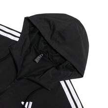 adidas 3-Stripes 休閒百搭運動休閒連帽外套JZ2162 - 黑色 - 查看 6