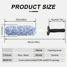Găng tay vệ sinh xe hơi siêu mềm, chống trượt, dùng để vệ sinh nan hoa bánh xe, phụ kiện xe hơi. - A - Xem 2