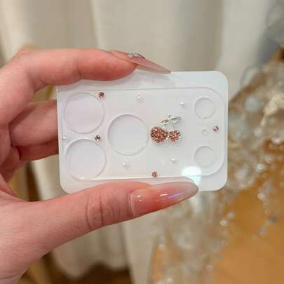 Pink Diamond Cherry Lens Film, Suitable For IPhone 17 Pro Max/17 Pro Camera Lens Base Protection Film, Flexible Transparent Soft Film, Fully Transparent Integrated Protection, Does Not Affect Pixels, Scratch-Resistant Film, Durable And Easy To Install