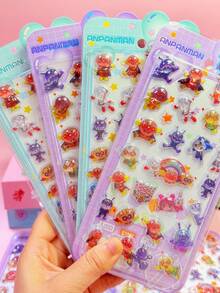 Bộ sticker hoạt hình dập nổi, quà tặng tiệc trẻ em, sticker khen thưởng mẫu giáo, đồ trang trí hoạt hình, sticker trang trí bán chạy xuyên biên giới được ưa chuộng, thích hợp cho văn phòng phẩm, ốp điện thoại và sổ tay tự làm. - Nhiều màu - Xem 3