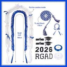 Geegoods Collares de graduación Clase de 2026 Cinta de graduación Collar de dinero - 1 pieza - Ver 4