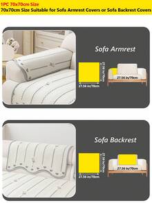 1pc Modern Minimalist Style Ice Silk Sofa Cushion, Non-Slip & Scratch Resistant, 4-Season Universal Seat Pad, Fits 1-4 Seater Sofa Protector, Machine Washable, Suitable For Living Room And Bedroom Decorative Pillow - Grey - View 21