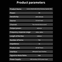 Lenovo B01 Desktop Speaker | Wired USB Connection | Bass Enhanced Stereo | Elongated Design Computer Speaker - View 3