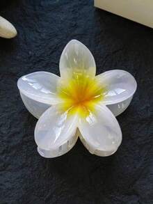 1/2/4/6件 3.14吋迷你塑膠髮夾，黃色、白色、藍色、紫色、紅色、粉色，時尚百搭優雅素色髮飾 - 彩色 - 查看 10