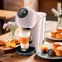 Krups Cafetera Multibebidas de Cápsulas  Genio S Carbón, Más de 30 Bebidas, ajusta el tamaño y temperatura de tus bebidas, KP240BMX - Gris pardo - Ver 6