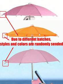 Motorcycle Riding Umbrella Stand, Dual-Use Sunshade & Rainproof Umbrella, UV Protection - Multiple Styles - View 12