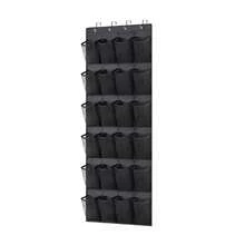 24/35/40 Pocket Hanging Shoe Rack, Suitable For Wardrobe Doors, Women & Men's Shoe Storage Rack With Large Mesh Pockets For Shoes & Slippers (Black) - View 14