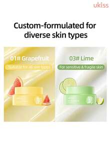ukiss 50ml Cleansing Balm Penghapus Makeup, Melembapkan dan Ramah Kulit, Balm ke Minyak, Cocok untuk Kulit Sensitif, Emulsifikasi 1S, Pembersihan Ganda, Pencuci Wajah - 01# Jeruk Bali - View 5