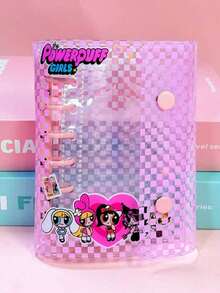 THE POWERPUFF GIRLS Bộ sổ tay rời và bảng viết kèm kẹp giấy, bộ sưu tập tối giản, các trang có thể tháo rời, bìa đựng sổ đa chức năng, tùy chọn giấy kẻ dòng hoặc kẻ ô vuông, thiết kế bìa sáng tạo. - A7 - Xem 9