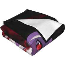 Anime Overlord Shalltear Bloodfallen Blanket Unisex Blankets Soft Plush Fleece Throw Blankets For Couch Sofa Bedding Living Room - 黑色 - 查看 5