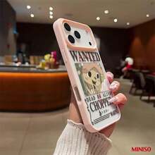海贼王乔巴通缉令磁吸透明手机壳，动漫印花手机壳，适用于iPhone 17/17 Pro/17 Pro Max/17 Air/16/15/14/13/12/11/X系列，iPhone 17 Pro Max手机壳，iPhone 17 Pro手机壳，iPhone 17手机壳，送给女朋友的理想礼物，动漫迷的完美之选 - 黑色 - 查看 2